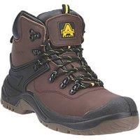 Amblers Safety Unisex FS197 Brown Leather Boot - Size 4 UK - Brown