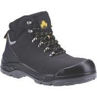 Amblers Safety Unisex AS252 Black Water Resistant - Size 6 UK - Black