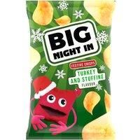 Big Night In Festive Crisps Turkey and Stuffing Flavour 150g