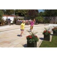 Marshalls Sawn Versuro Smooth Golden Sand Paving Slab 1250 x 750 x 30 mm - 13.125m2 pack