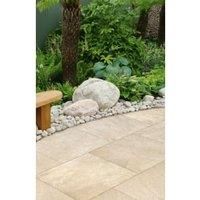 Marshalls Symphony Smooth Buff Porcelain Paving Patio Pack - 16.16 M2