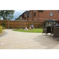 Marshalls Perfecta Smooth Natural Paving Slab 450 x 450 x 35 mm  12.15m2 pack