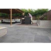 Marshalls Casarta Slate Textured Silver Grey Paving Slab 800 x 800 x 20 mm - 16m2 pack