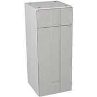 Wickes Vermont Grey On White Drawerline Floorstanding Storage Unit - 300 x 735mm