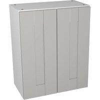 Wickes Vermont Grey On White Compact Floorstanding Vanity Unit - 600 x 735mm