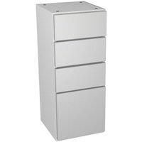 Wickes Vienna Grey 4 Drawer Storage Unit - 300 x 735mm