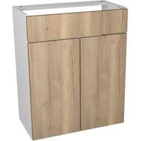 Wickes Vienna Oak Vanity Unit - 600 x 735mm