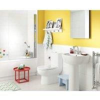 Wickes Gloss White Ceramic Wall Tile - 600 x 300mm