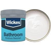 Wickes Powder Grey - No.140 Bathroom Soft Sheen Emulsion Paint Tester Pot - 50ml