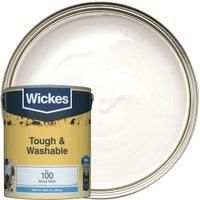 Wickes Almost White  No. 100 Tough & Washable Matt Emulsion Paint  5L