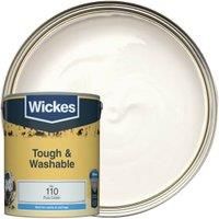 Wickes Pure Cotton - No. 110 Tough & Washable Matt Emulsion Paint - 5L