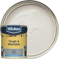 Wickes Shadow Grey - No. 230 Tough & Washable Matt Emulsion Paint - 5L