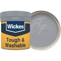 Wickes Pewter - No. 220 Tough & Washable Matt Emulsion Paint Tester Pot - 50ml