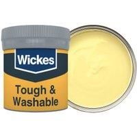 Wickes Primrose - No. 500 Tough & Washable Matt Emulsion Paint Tester Pot - 50ml