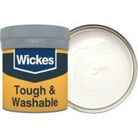 Wickes Tough & Washable Matt Emulsion Paint Tester Pot - No. 135 Frosted White 50ml