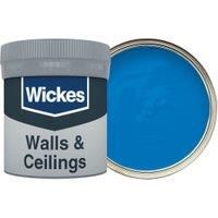 Wickes Brilliant Blue - No. 955 Vinyl Matt Emulsion Paint Tester Pot - 50ml