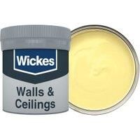 Wickes Primrose - No. 500 Vinyl Matt Emulsion Paint Tester Pot - 50ml