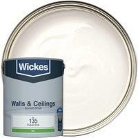 Wickes Frosted White - No. 135 Vinyl Silk Emulsion Paint - 5L