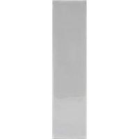 Wickes Boutique Flair Gradient Plain Grey Ceramic Wall Tile - Cut Sample