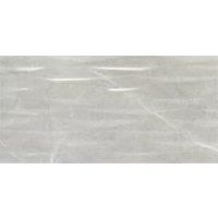 Wickes Boutique Bukan Silver Structure Ceramic Wall Tile - Cut Sample