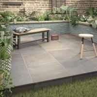 Holkham Grey Multi Outdoor Porcelain Paving Tile 600 x 600 x 20mm - Pack of 2