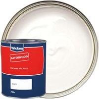 Wickes Basic Satinwood White 750ml