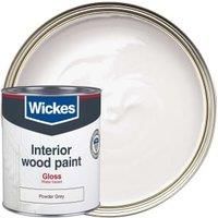 Wickes Quick Dry Gloss Powder Grey 750ml