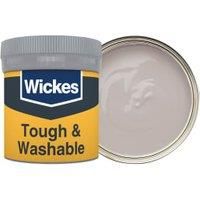 Wickes Soft Grey - No. 206 Tough & Washable Matt Emulsion Paint Tester Pot - 50ml