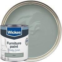 Wickes Flat Matt Furniture Paint - Olive - 750ml X 2 Bundle