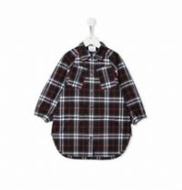 Burberry Children Boys Checked Cotton Black Shirt 3 Years / 98cm