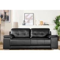 Leather Suite Sofa Set - 4 Options - Grey