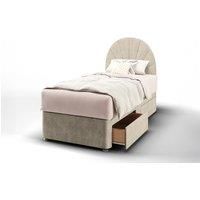 Celine Plush Divan Bed With Optional Mattress & Storage - 5 Colours