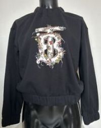 Burberry Girls Black Cotton Sweatshirt Age 12