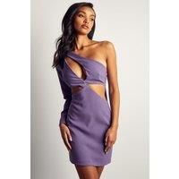 Premium Asymmetric Cut Out Mini Dress