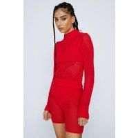 Premium Chenille Mesh Panelled Jumper