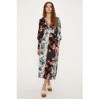 OASIS Mixed All Over Floral Spot Printed Dress