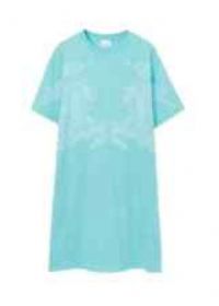 Burberry T-Shirt Dress - Small - Topaz Blue