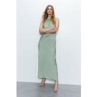 Warehouse Slip Dress Womens Going Out Dresses Sage