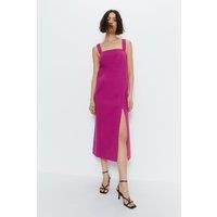 WAREHOUSE Premium Tailored Cargo Midi Dress