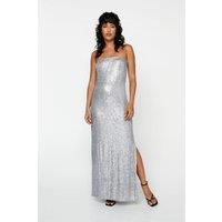 Sequin Bandeau Maxi Dress