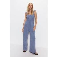 Shirred Waist Jumpsuit