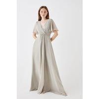 Debut London by Coast Angel Sleeve Bridesmaids Maxi Dress