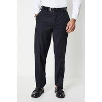 Burton Mens Suit Trousers Black Tailored Fit Elegant Formal Business Wedding