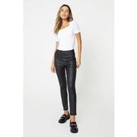 Womens Coated Bengaline Skinny Legging