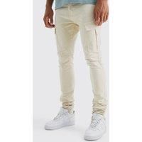 Tall Fixed Waist Skinny Stacked Cargo Trouser