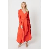 Debut London by Coast Tie Waist Shirt Dress