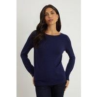 Wallis Navy Jumper Womens Casual Jumpers & Cardigans