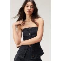 The Denim Bandeau Top