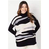 Womens Wave Printed Jumper