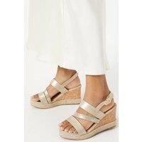 Good For The Sole: Extra Wide Fit Hannah Asymmetric Wedges